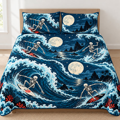 Pale Moon Breakers Bedding Set