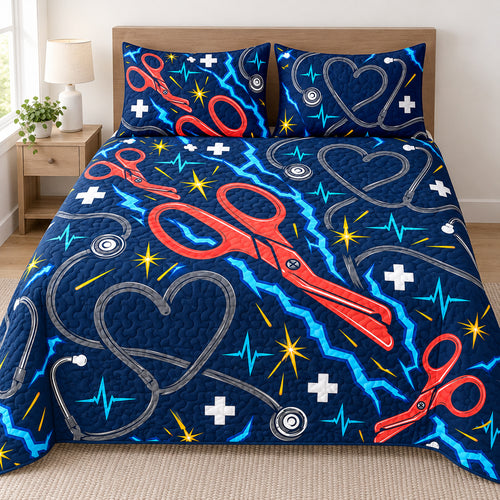 Trauma Shears Pulse Rush Bedding Set
