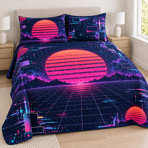 Neon Error Horizon Bedding Set