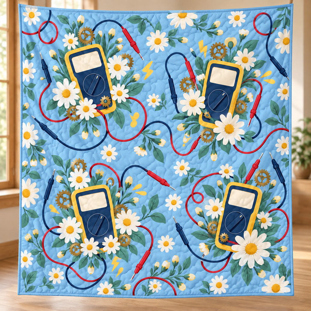 Daisy Meter Workshop Quilt Blanket