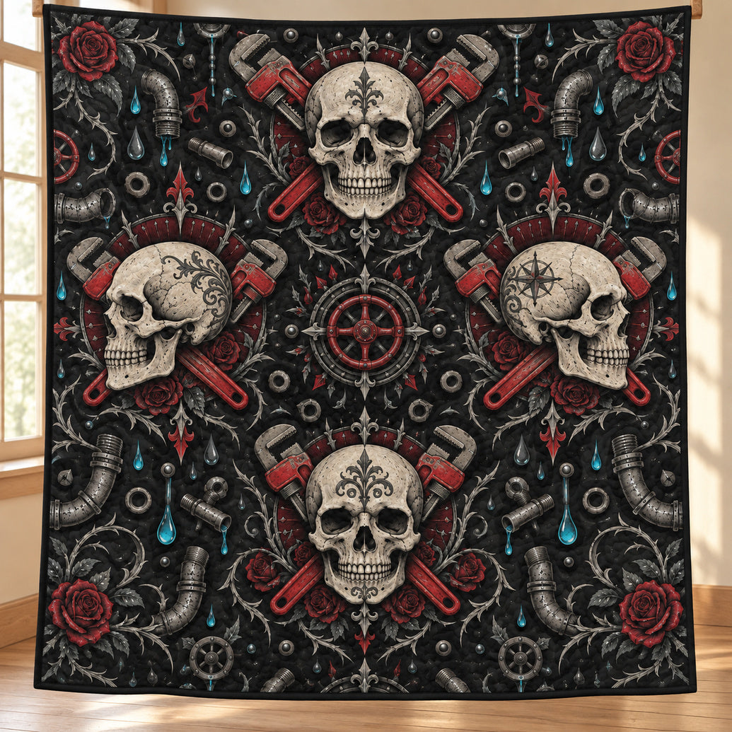 Nightshift Wrench Reliquary Quilt Blanket
