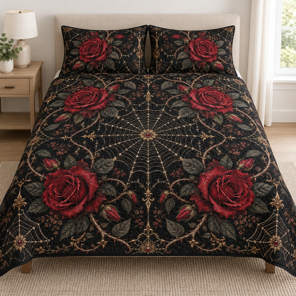 Thorned Velvet Webs Bedding Set