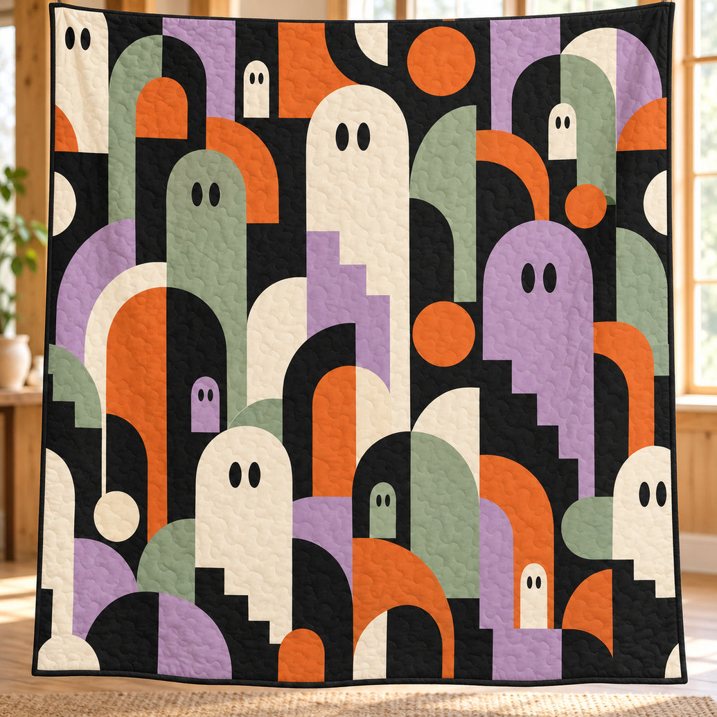 Blockwork Boo Parade Quilt Blanket