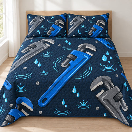 Blue Drop Wrenchworks Bedding Set