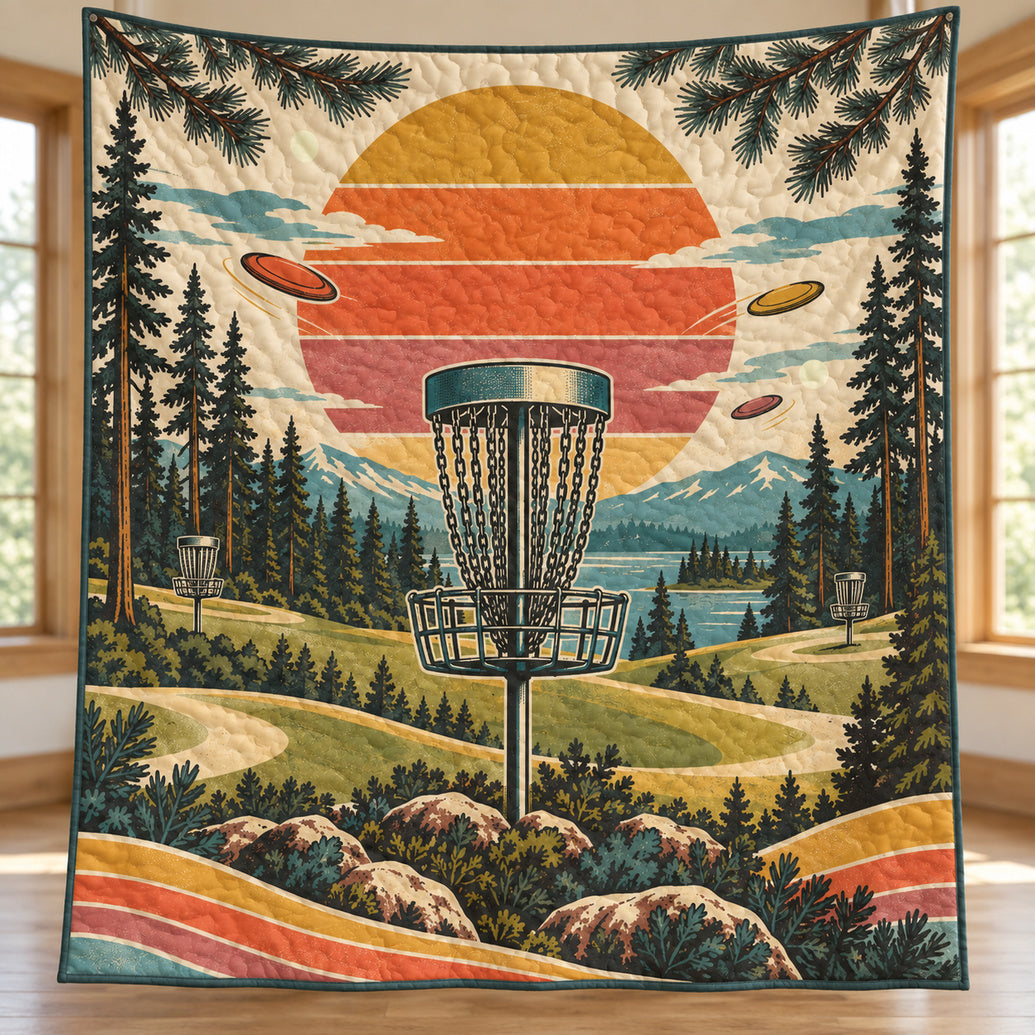 Pinefire Basket Sundown Quilt Blanket