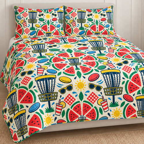Watermelon Basket Social Bedding Set