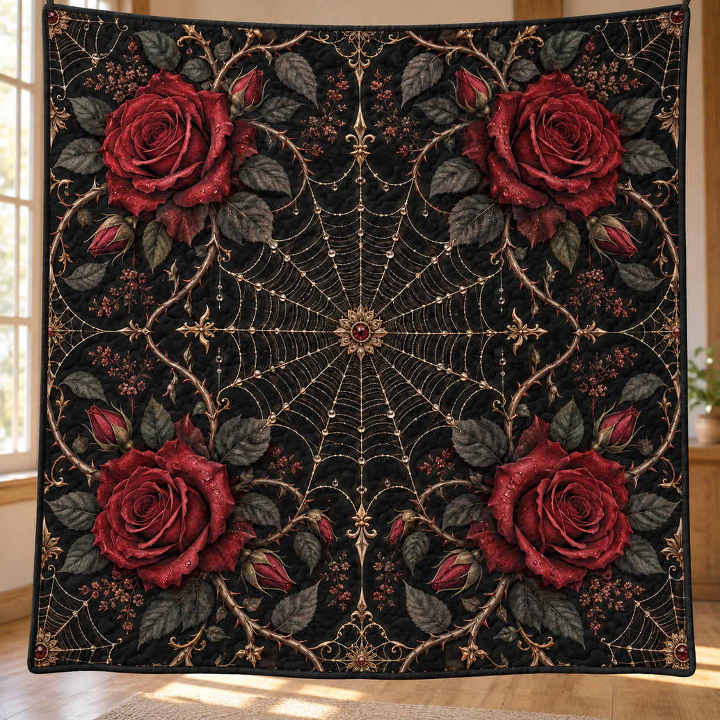 Thorned Velvet Webs Quilt Blanket
