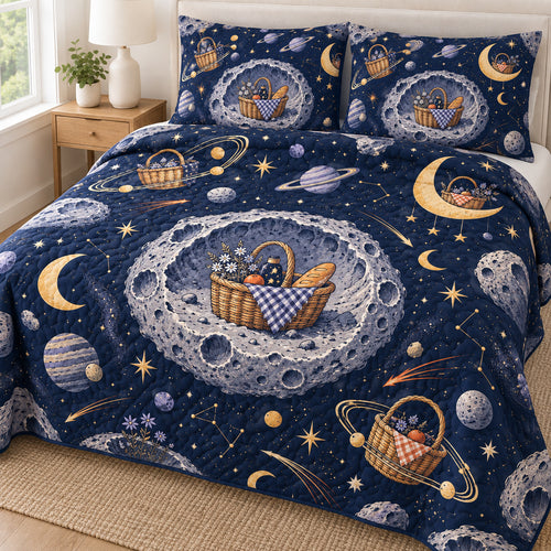 Lunar Wicker Orbit Bedding Set