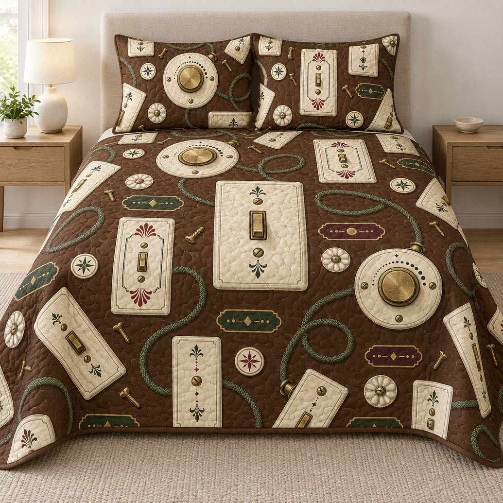 Porcelain Switchboard Social Bedding Set