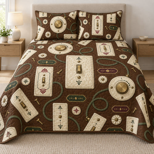 Porcelain Switchboard Social Bedding Set