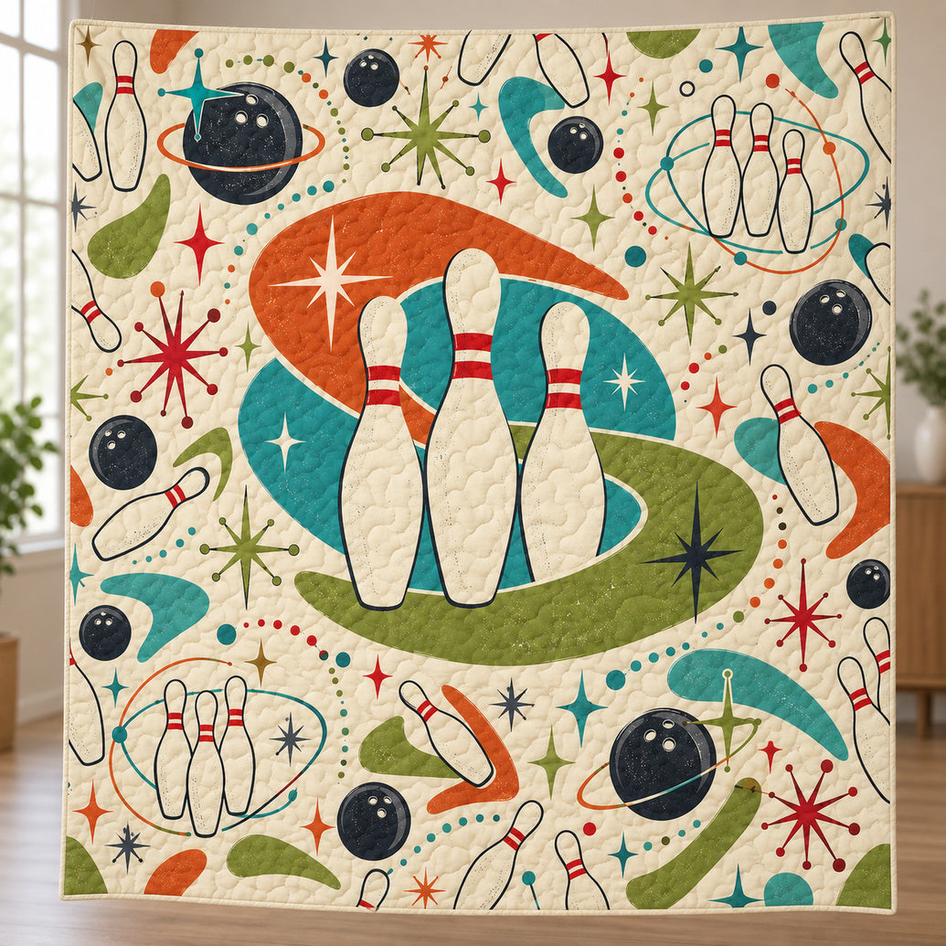Atomic Pin Parade Quilt Blanket