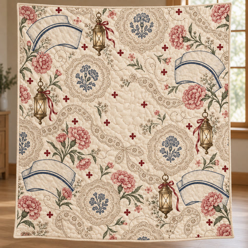 Lantern Lace Care Garden Quilt Blanket