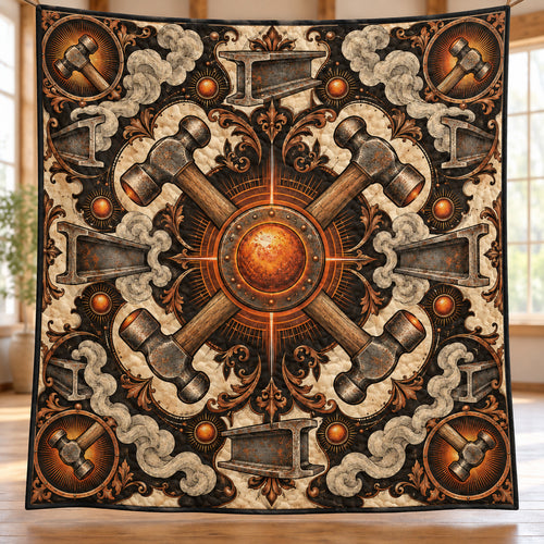 Ember Rivet Archive Quilt Blanket