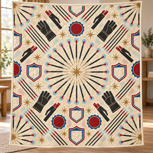 Arcburst Workshop Almanac Quilt Blanket