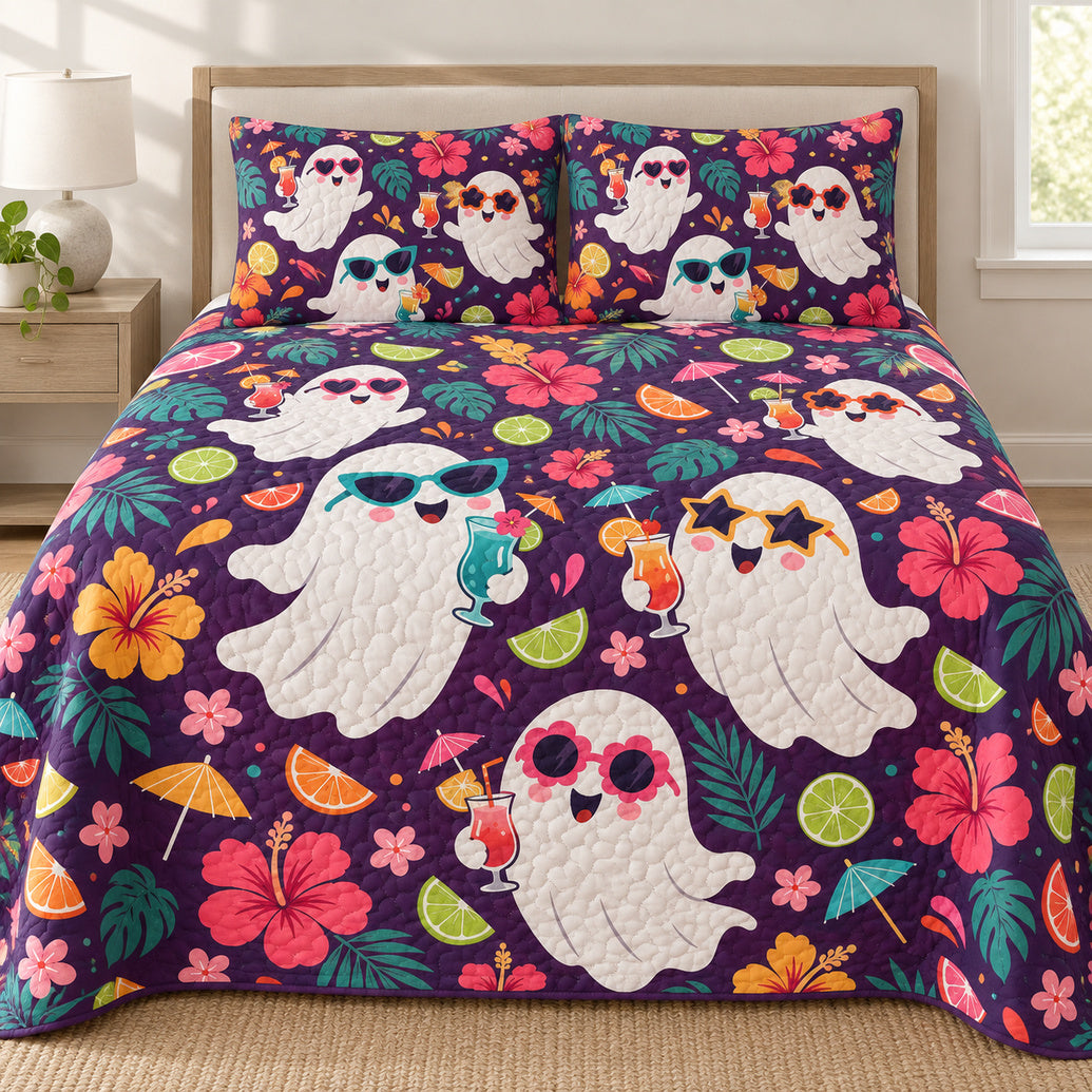 Spectral Sunset Sippers Bedding Set