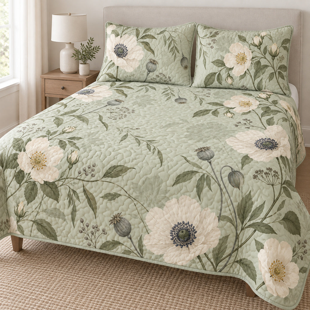 Sage Petal Whisper Bedding Set