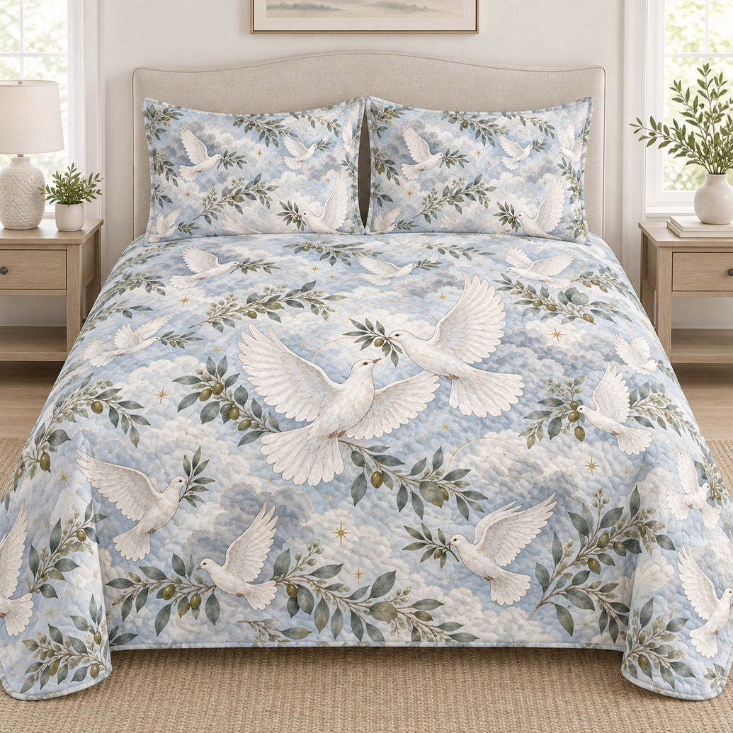 Olive Cloud Serenity Bedroom Bedding Set
