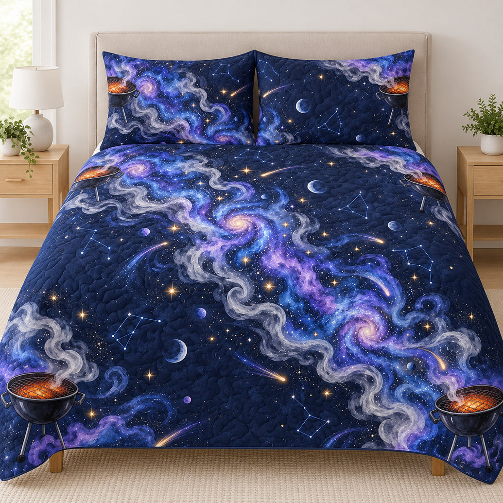 Cosmic Smoke Cookfire Bedding Set