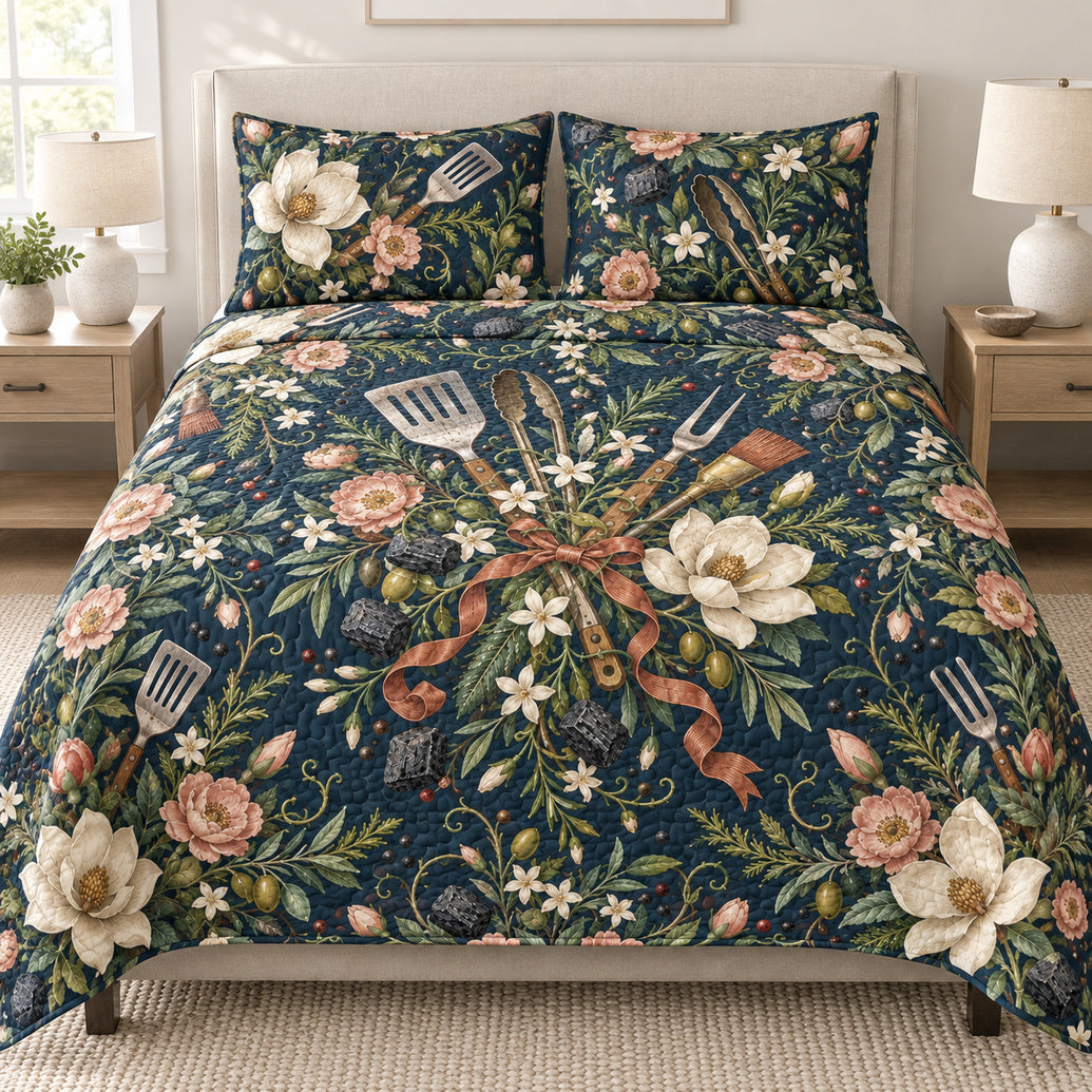 Garden Tool Barbecue Bedding Set