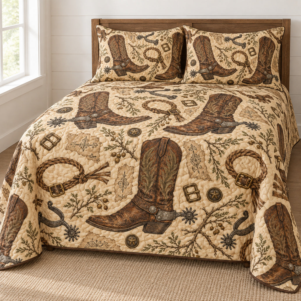 Saddle Room Patina Bedding Set