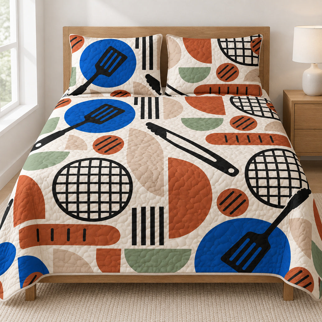 Modular Cookout Geometry Bedding Set