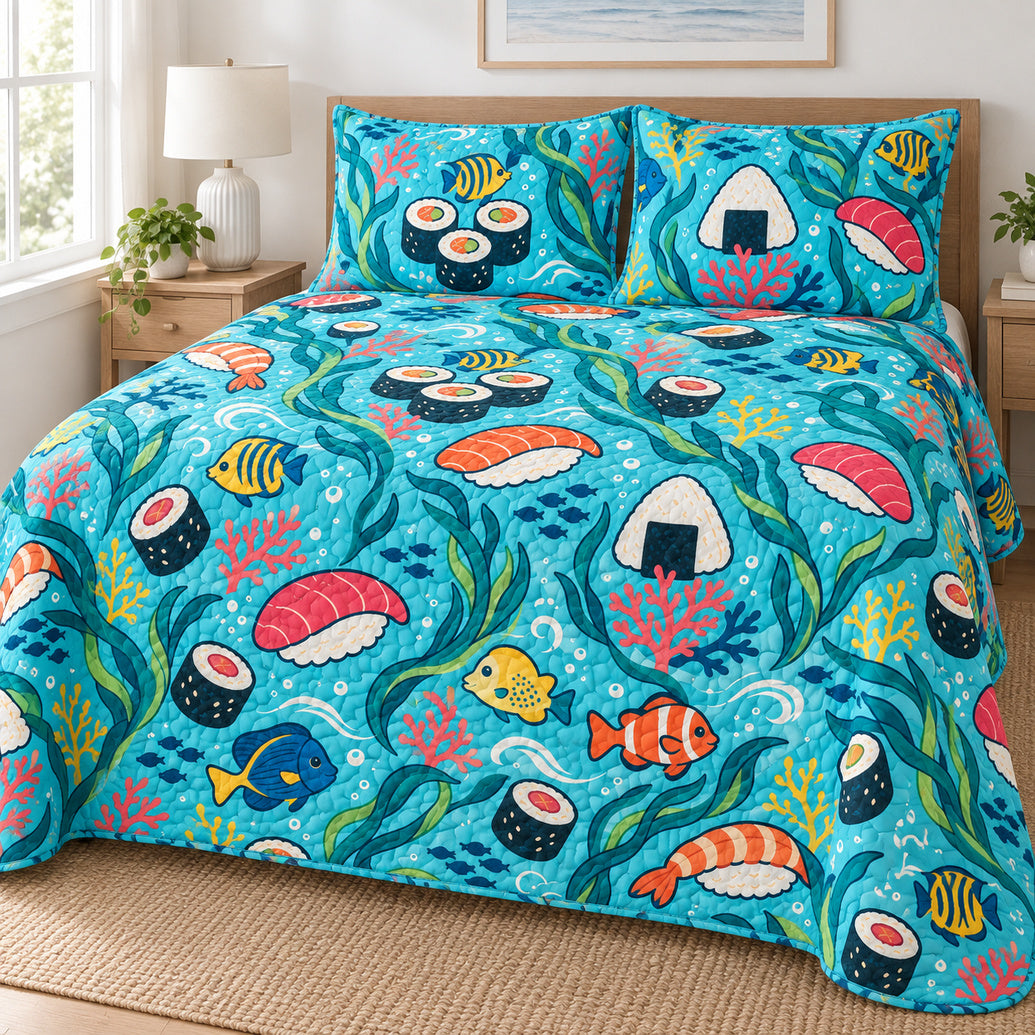 Reef Roll Parade Bedding Set