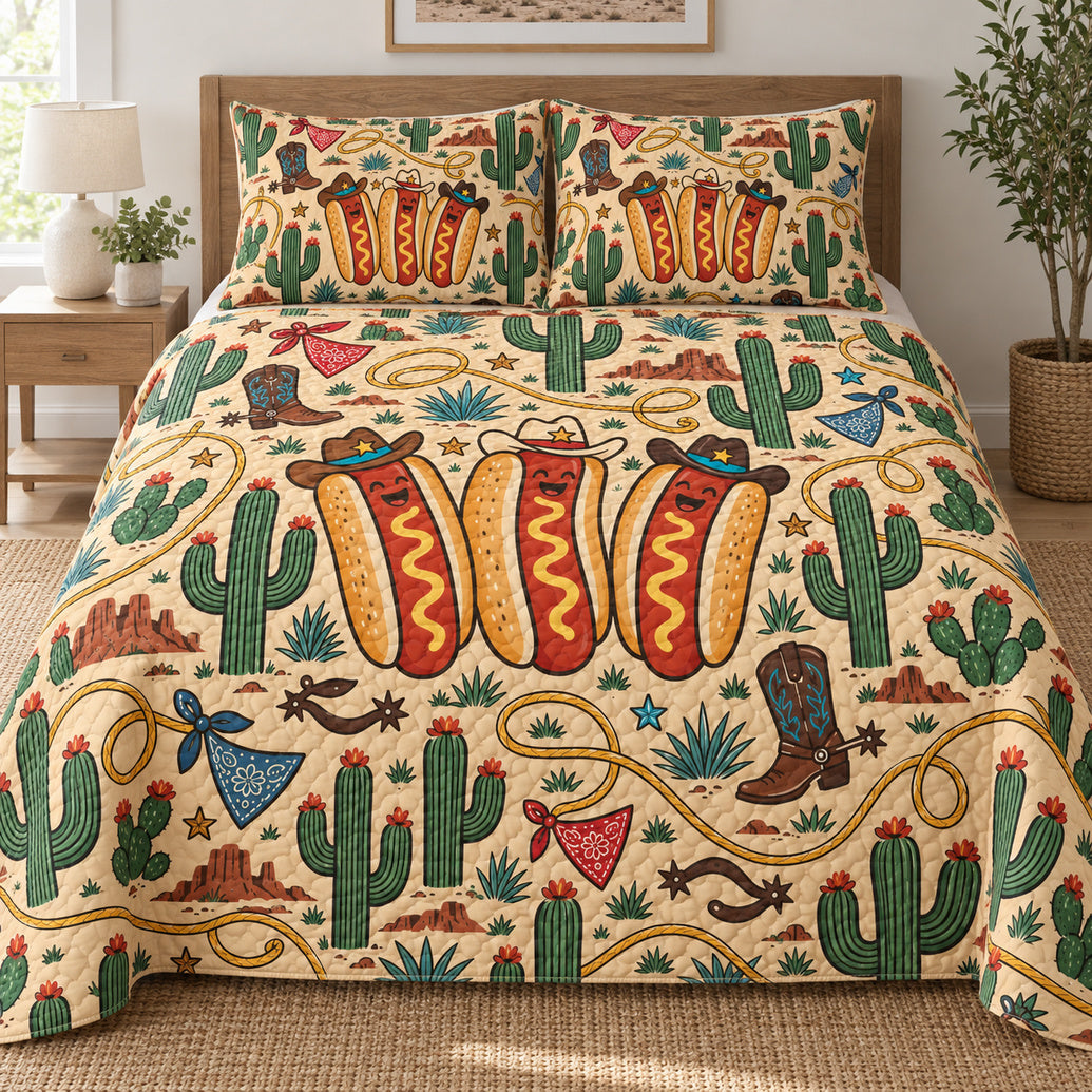 Saguaro Mustard Rodeo Bedding Set