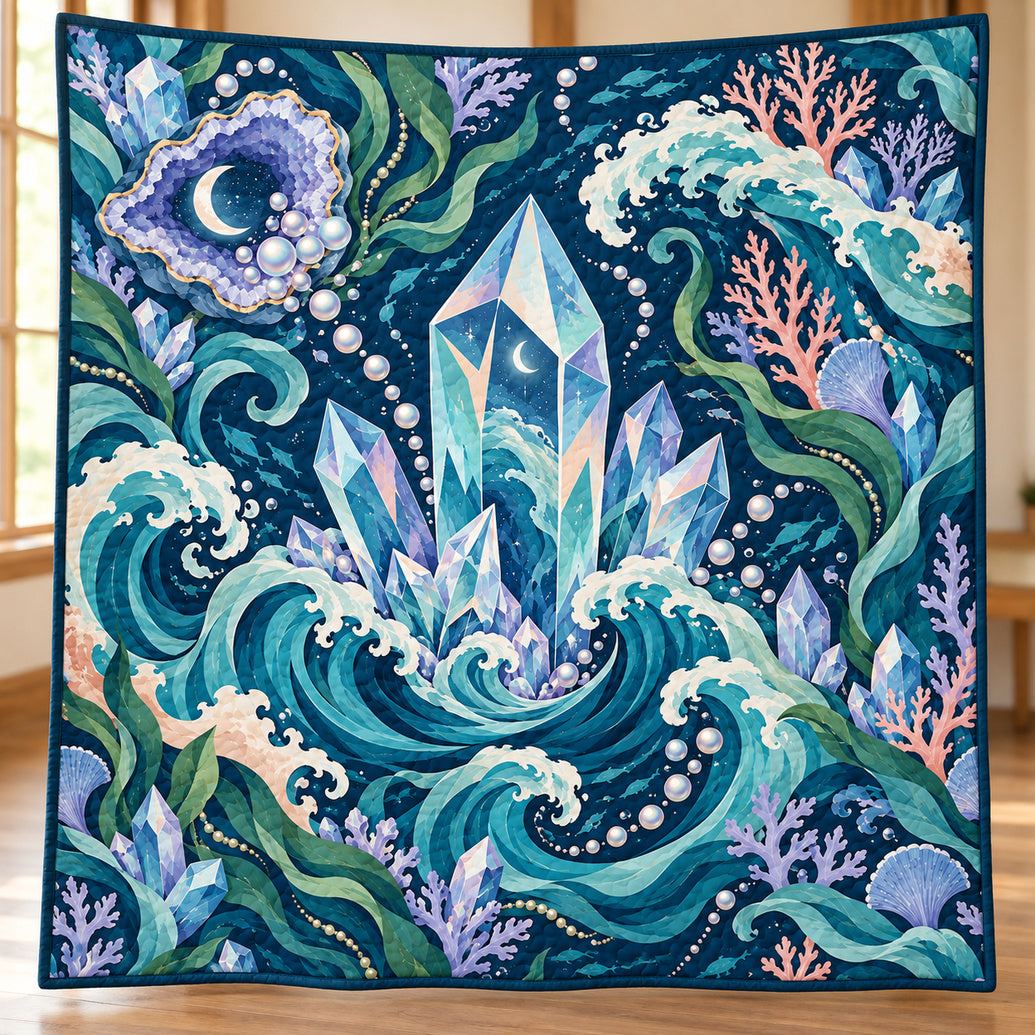 Crystalbreak Tide Garden Quilt Blanket