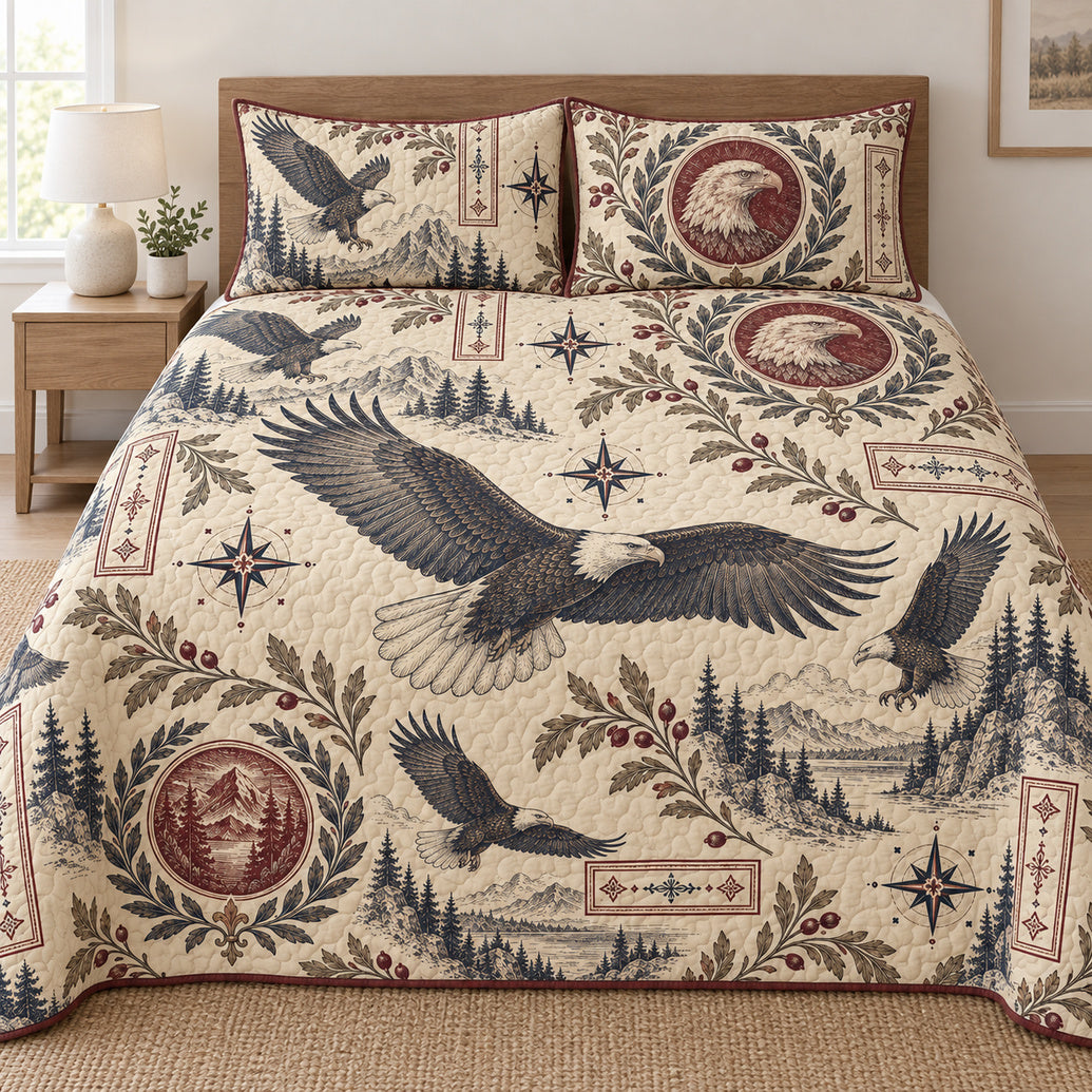Archivist Eagle Ledger Bedding Set