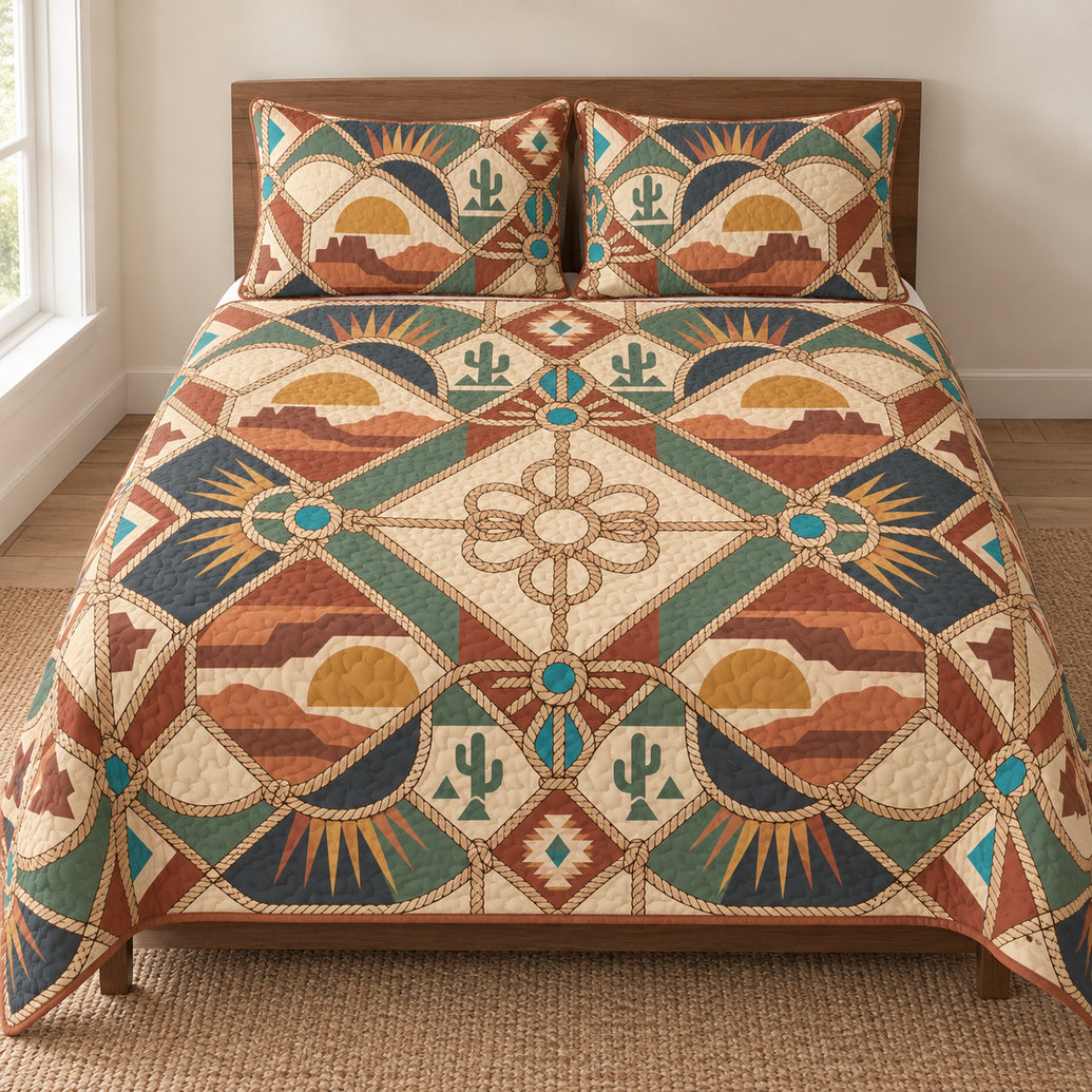 Desert Rope Tessellation Bedding Set