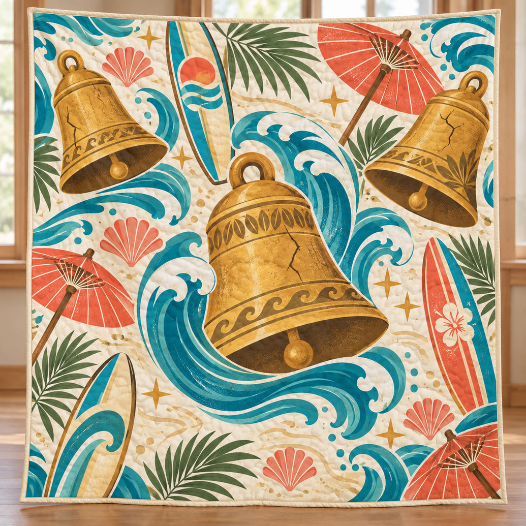 Liberty Bell Surfbreak Quilt Blanket