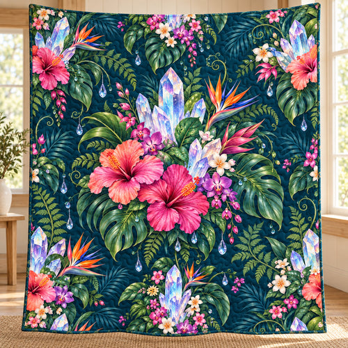 Prismatic Rainforest Reliquary Bedroom Quilt Blanket