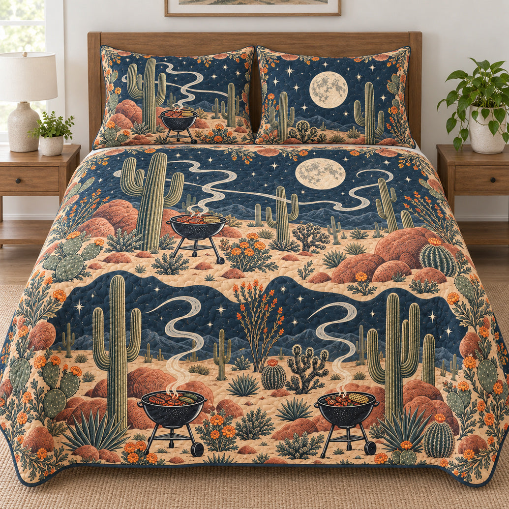 Saguaro Smoke Supper Bedding Set