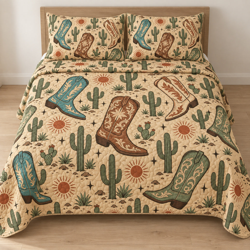 Saguaro Boot Sundown Bedding Set