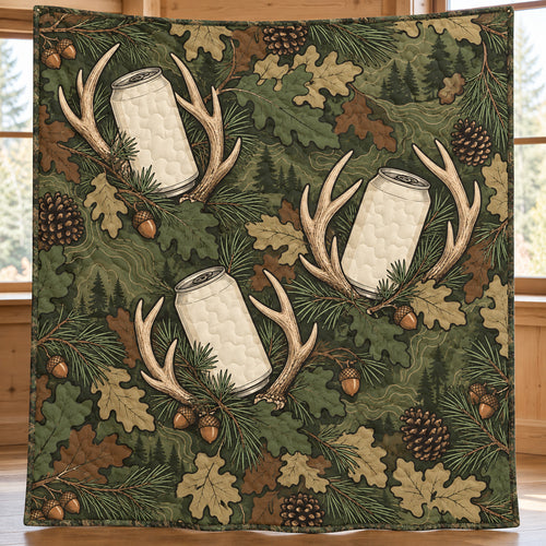 Antler Lager Woodland Quilt Blanket