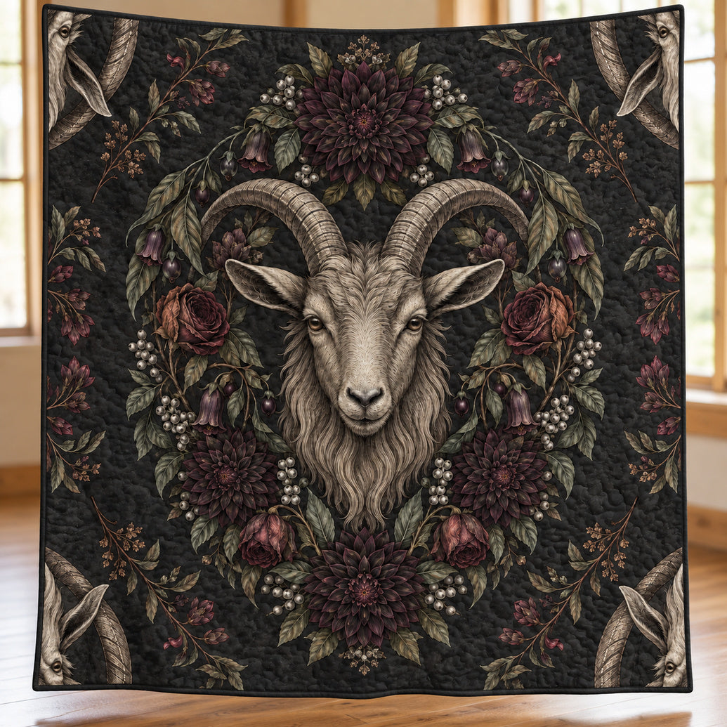 Nocturne Goatgarden Quilt Blanket