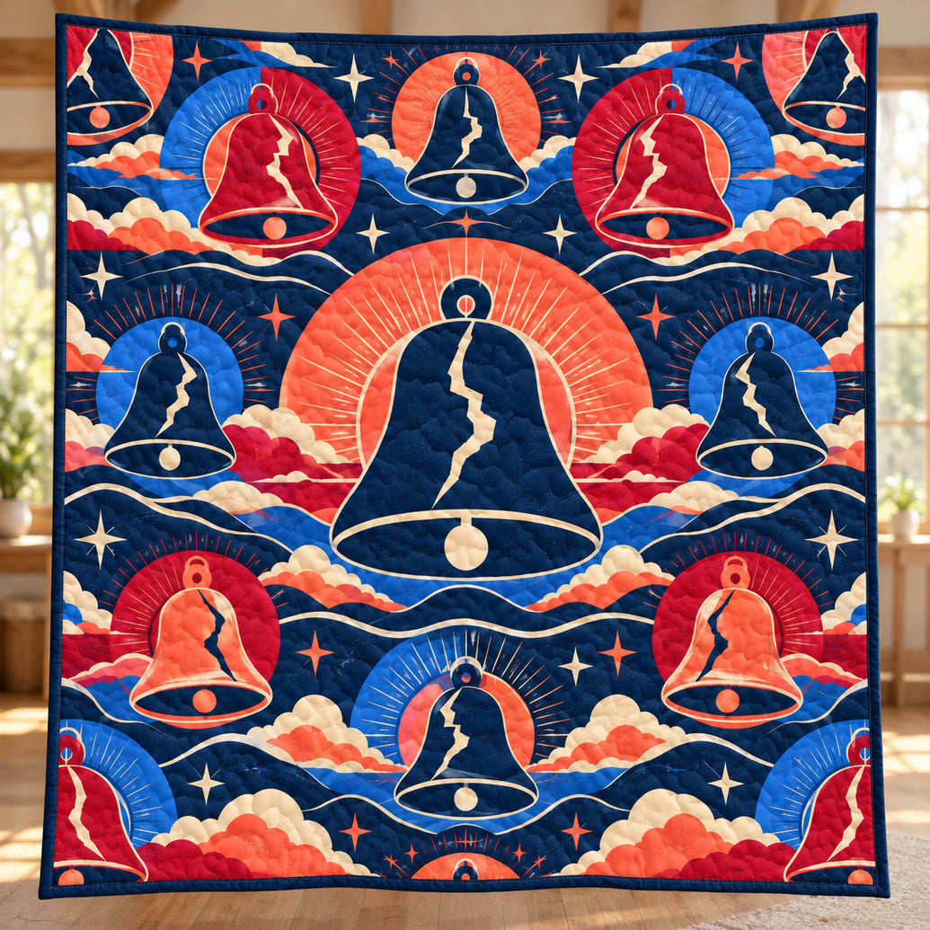 Liberty Bell Afterglow Quilt Blanket