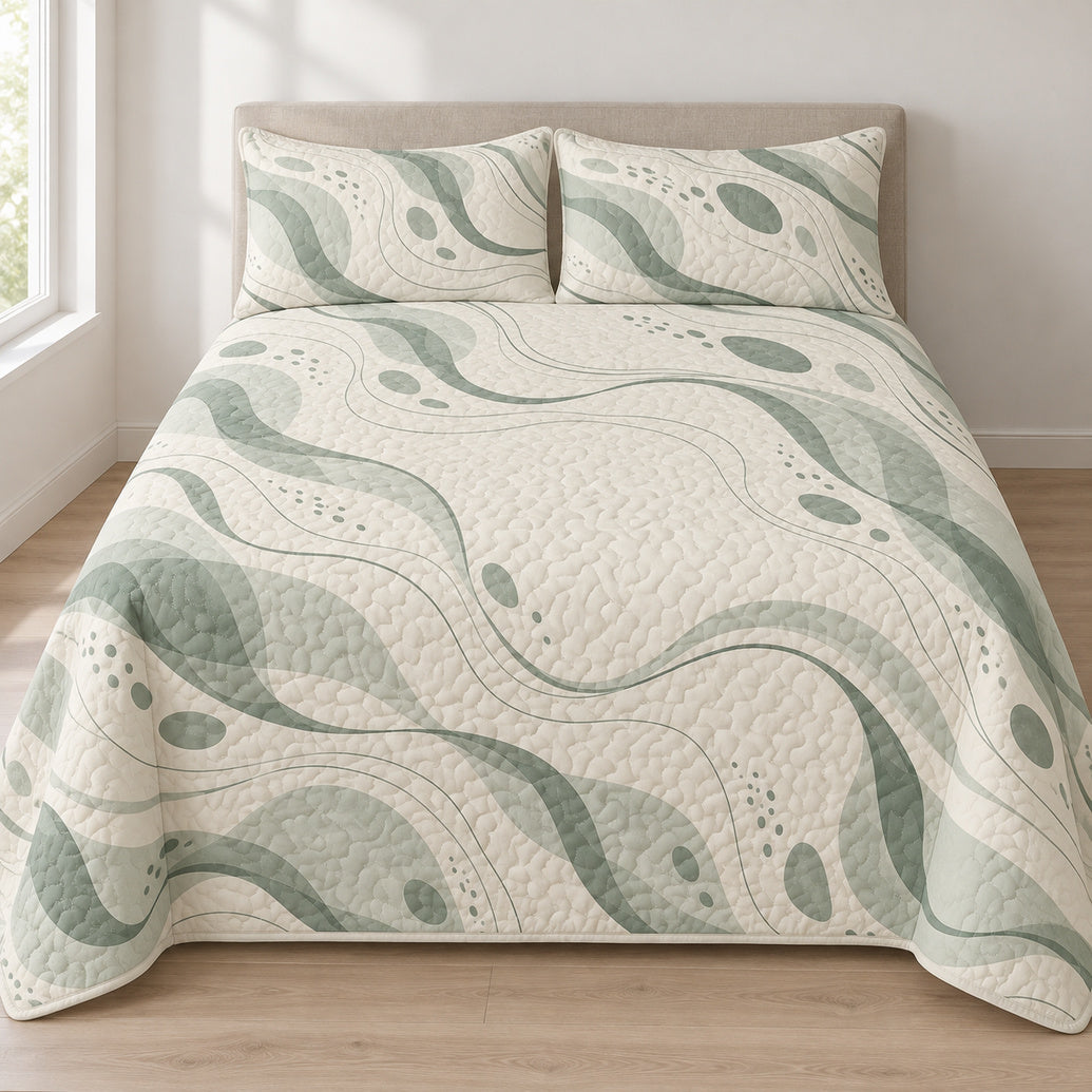 Sage Current Traces Bedding Set