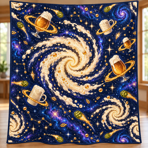 Foam Nebula Pour Quilt Blanket
