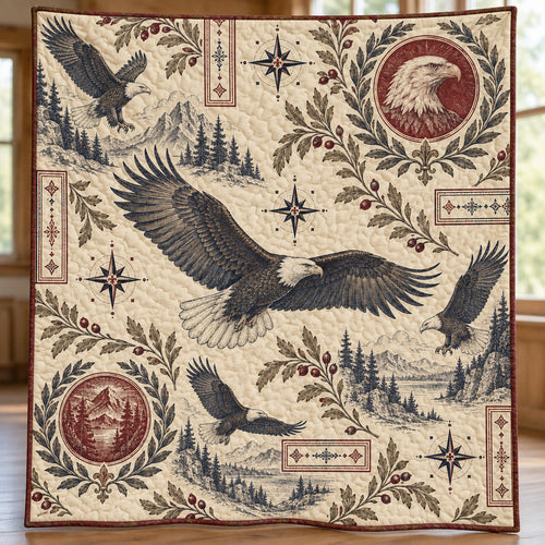 Archivist Eagle Ledger Quilt Blanket
