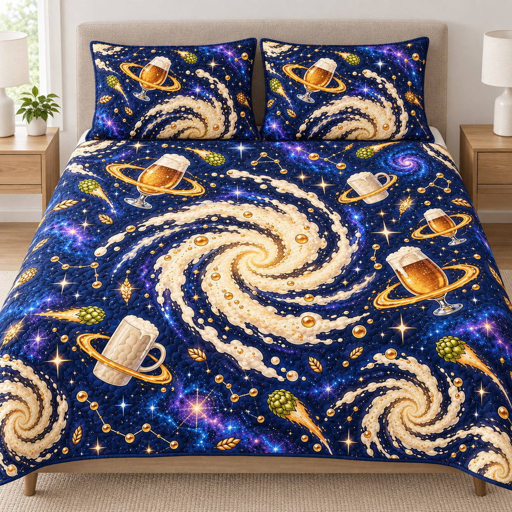 Foam Nebula Pour Bedding Set