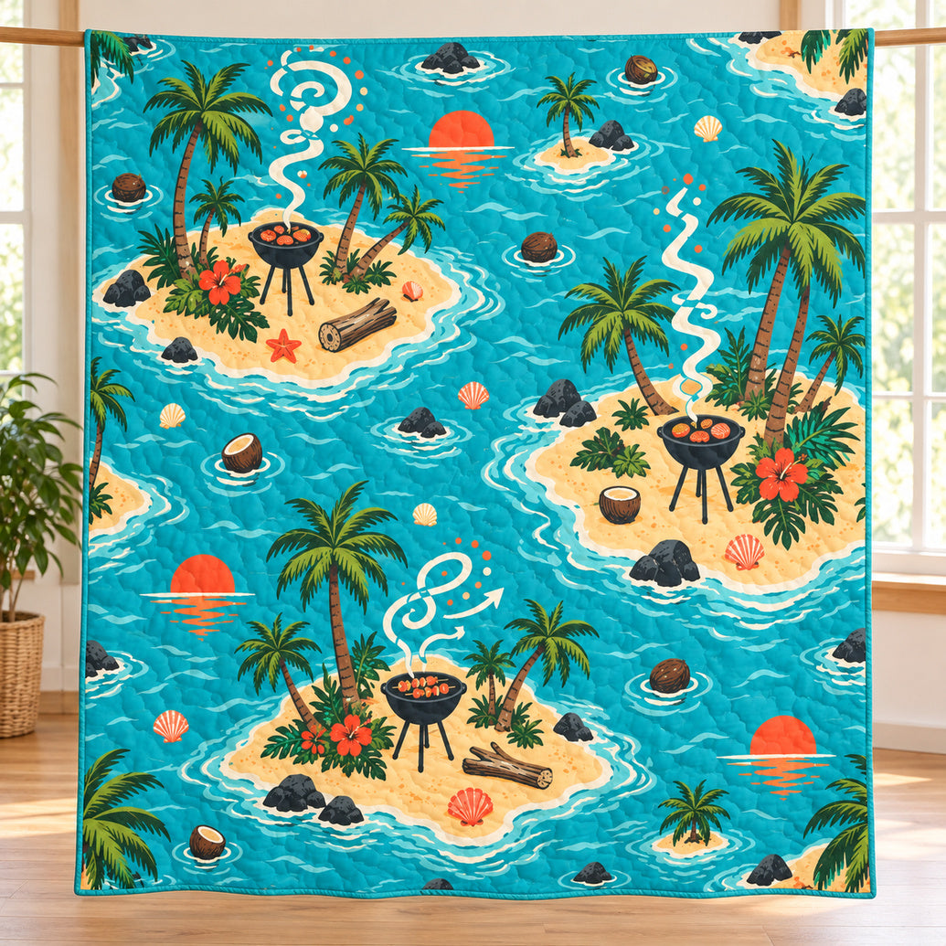 Castaway Signal Grill Quilt Blanket