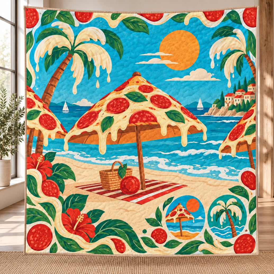 Cheese Coast Getaway Quilt Blanket