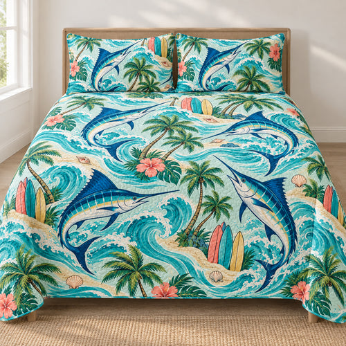 Marlin Boardwalk Tropics Bedding Set