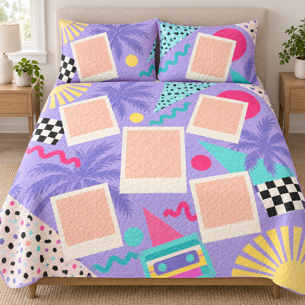 Miami Memory Frame Bedroom Bedding Set