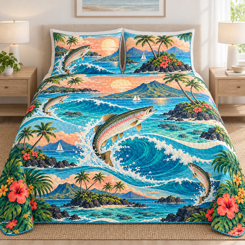 Trout Island Getaway Bedding Set