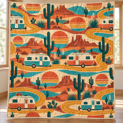 Saguaro Sunway Caravan Quilt Blanket