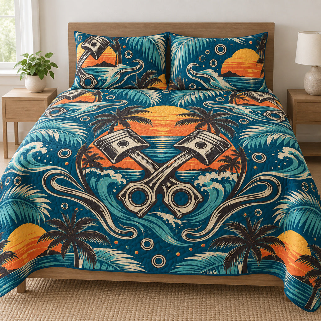 Piston Palm Sundown Bedding Set