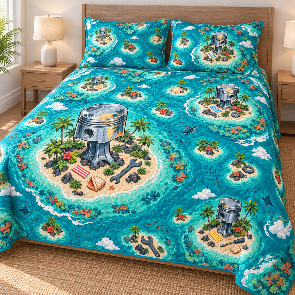 Piston Atoll Workshop Bedding Set