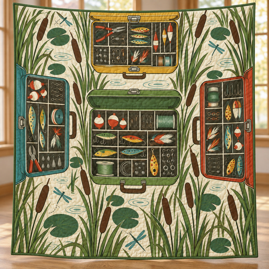 Reedbank Tackle Day Quilt Blanket